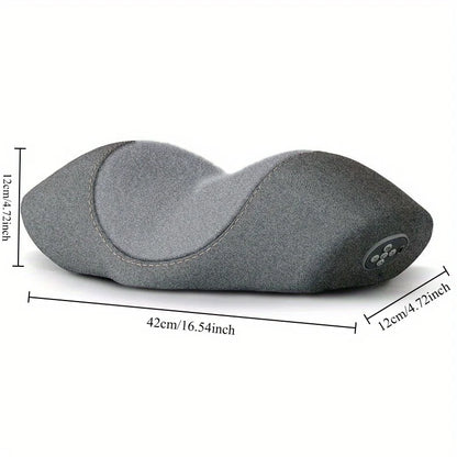 SomaWell Heated Neck Massage Pillow – Smart Vibration & Memory Foam Support