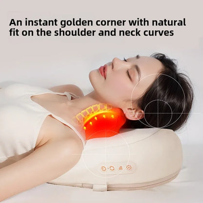 SomaWell 6D Smart Neck & Shoulder Massager – Heated Shiatsu Pillow
