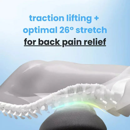 SomaWell 3-in-1 Back Massager – Heat, Vibration & Traction Therapy Pillow
